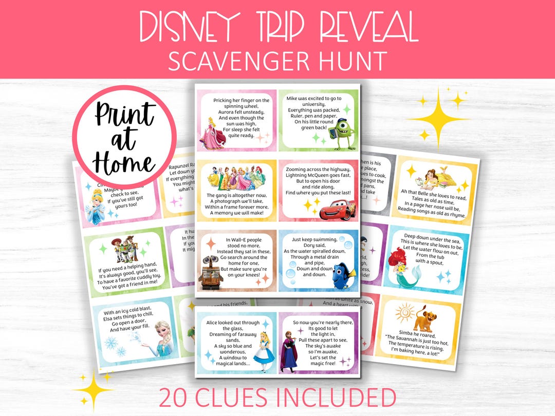 Surprise Vacation Treasure Hunt | Fun Theme Park Trip Reveal | Magic ...