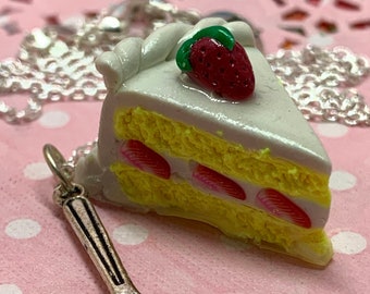 Strawberry Shortcake Necklace