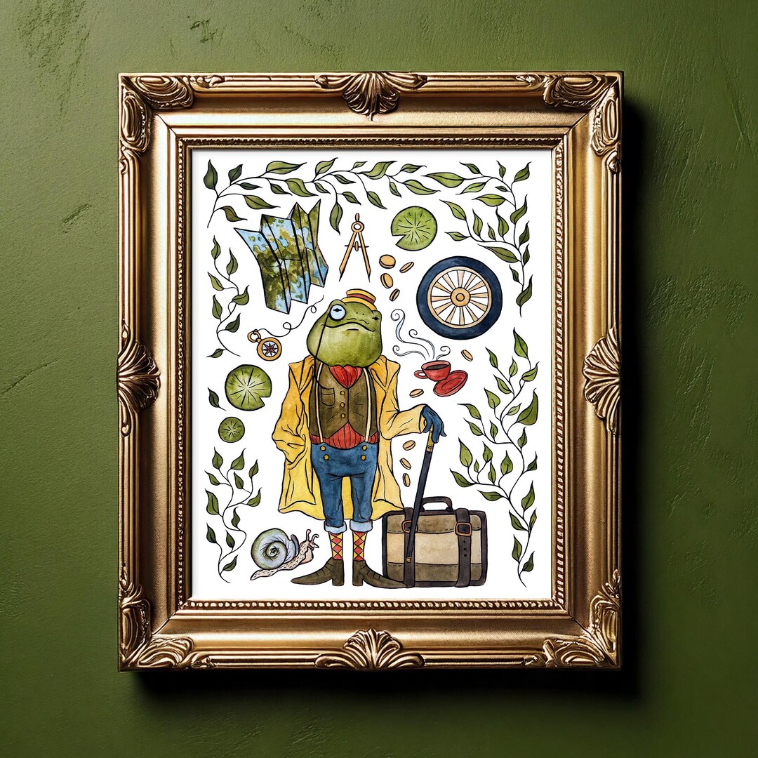 Toad From the Wind in the Willows - Anthropomorphic Animal - Woodland ...