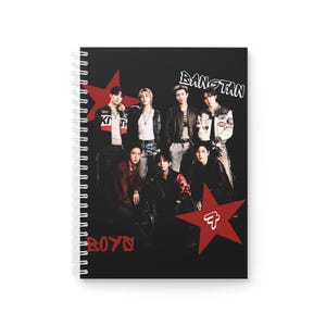 BTS arirang notebook black and white