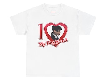 I Heart My Boyfriend JUNGKOOK T-Shirt | JUNGKOOK Heart Graphic