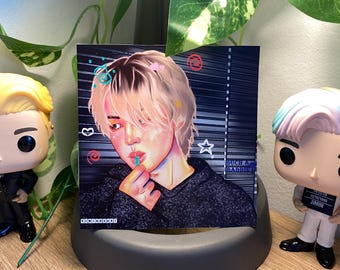 baddie Jimin fanart | Original illustration inspired by baddie Jimin