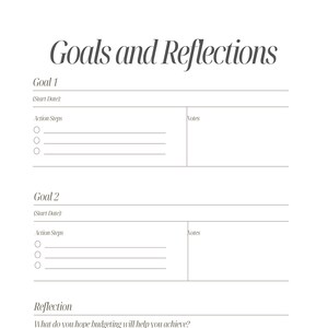 Beginner budget planning
