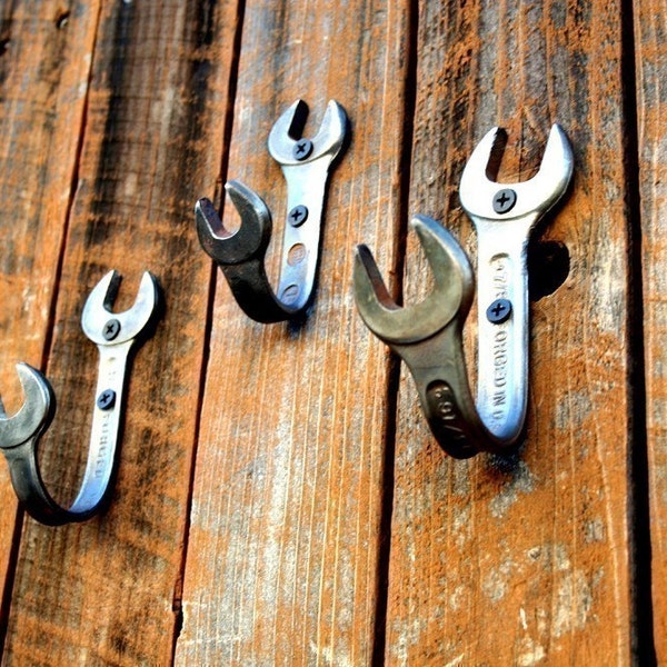 3 Wrench Hook Set - Custom  Wall Hooks