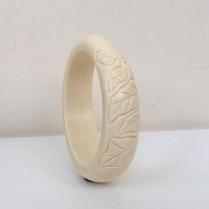 Vintage Carved Ivory Bracelet Etsy Canada