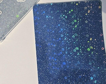 Glitter Holographic Stars - Kindle/Ereader Einsatz