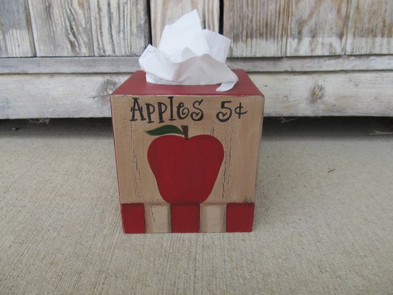Apple on sale tissue box