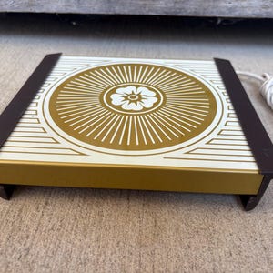 Vintage MCM Kitchen Serving Warm-o-Tray Heat Plate