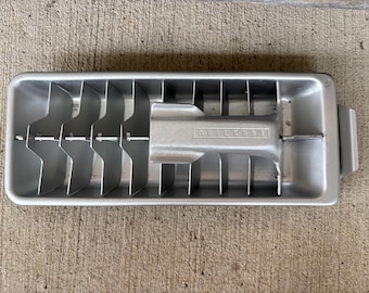 1950's Vintage Aluminum  Frigidaire Quickube Ice Cube Tray MCM