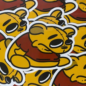 Winnie-The-Pooh Glossy Vinyl Sticker
