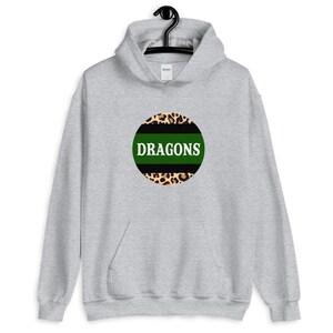 Carroll dragons hoodie Leopard print Free shipping Southlake Carroll image 3