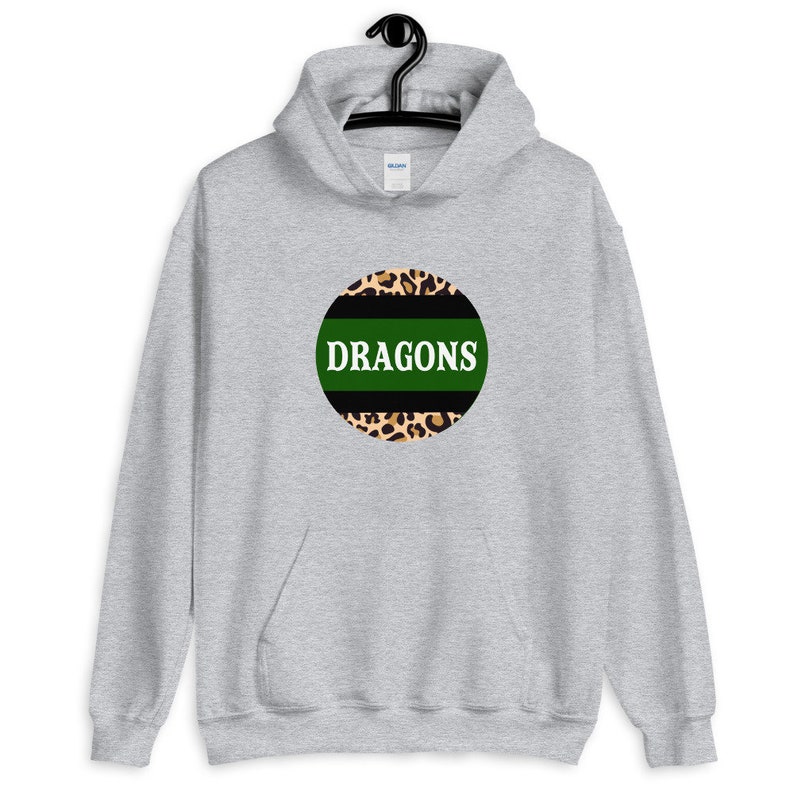 Carroll dragons hoodie Leopard print Free shipping Southlake Carroll image 3