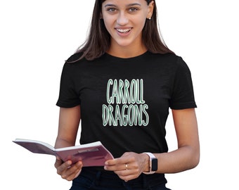 Free shipping!  Carroll Dragons unisex Youth jersey t-shirt | 2 colors to choose from | Kids and youth sizes