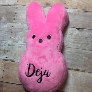 Free shipping Personalized peeps Plush peeps for Easter baskets, each personalized with any name Lots of colors image 2