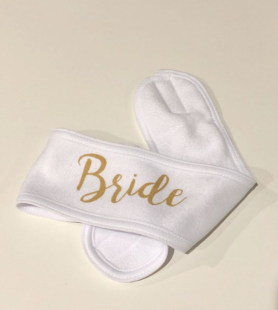 Spa head wrap / headband. Personalized for your special day or your ...