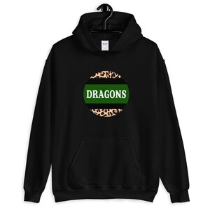 Carroll dragons hoodie Leopard print Free shipping Southlake Carroll image 1