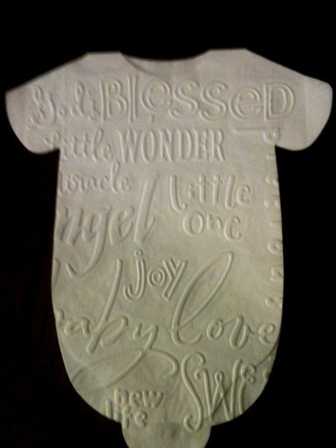 Any Quantity Baby Shower shirt Paper Napkins Embossed Subway Art. Use