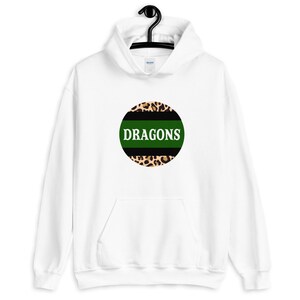 Carroll dragons hoodie Leopard print Free shipping Southlake Carroll image 4