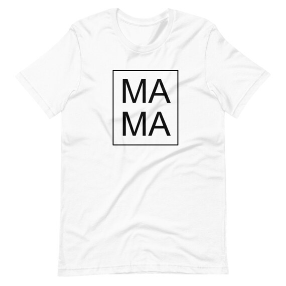 For the new Mom White MAMA Short-Sleeve Unisex T-Shirt | Etsy