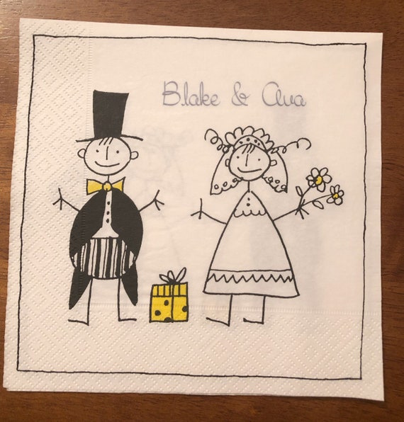 Pack Of 20 Fun 3 Ply Plush Luncheon Napkins For Your Wedding