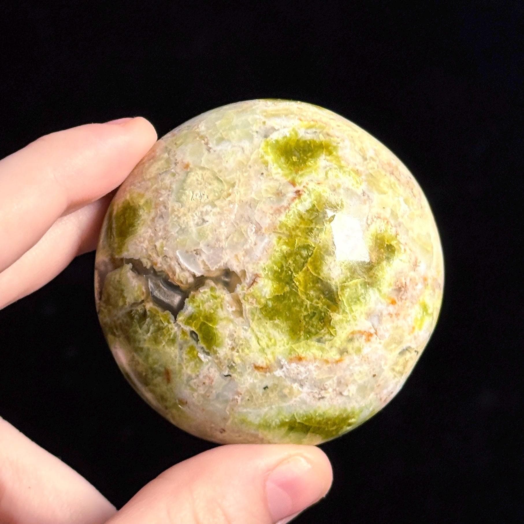 Large Green Opal Sphere - Etsy