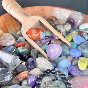 Crystal Tumble Scoop • Gemstone Mix with Free Gift
