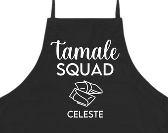 Tamale Squad Apron, Tamale Crew, Tamale Queen, Tamale King, Cooking Baking Apron, Gifts, Apron Gift Idea, Christmas, Tamale, - FREE Shippin