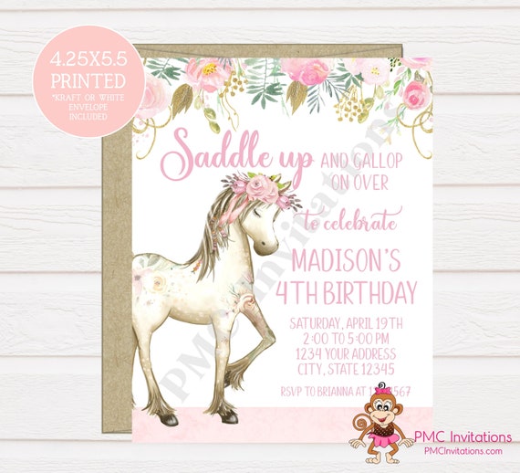 custom printed party invitations