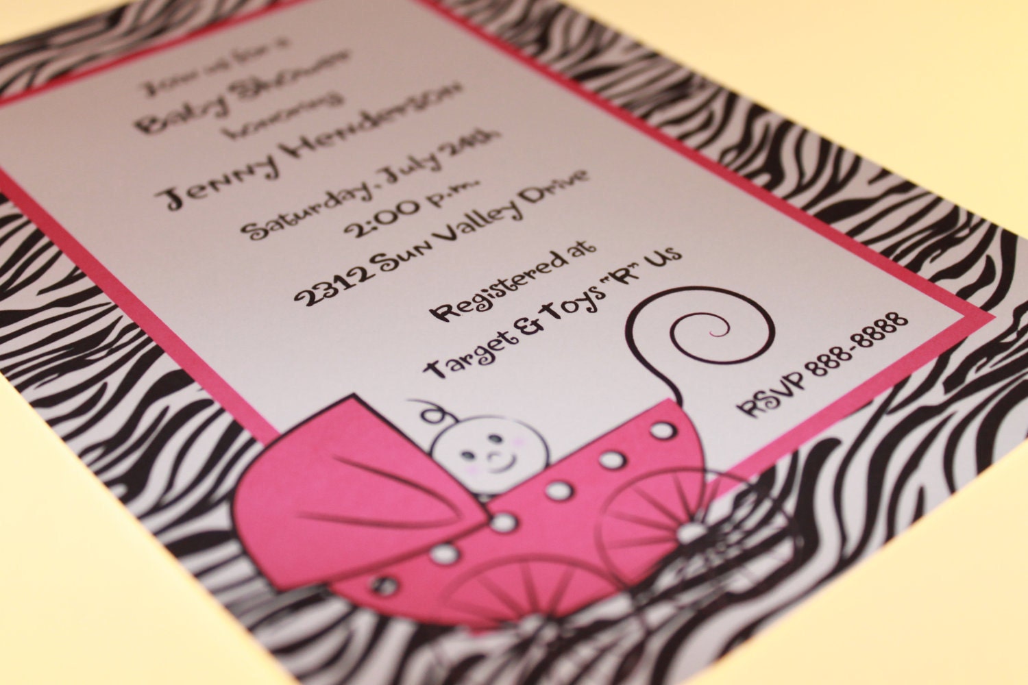 zebra-print-baby-shower-invitations-in-any-color-etsy