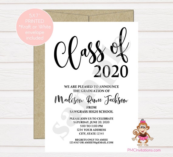 Graduation Celebration Invitations 1.00 each with envelope