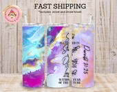 She Laughs Without Fear, Positive Inspirational, 20oz tumbler, Proverbs 31:25 , Religious Tumbler, FREE Shipping Il_170x135