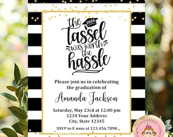 Custom PRINTED 4.25X5.5 Graduation Invitation, Graduation Party, 2026 Senior, Graduation Announcement, kraft or white envelope included