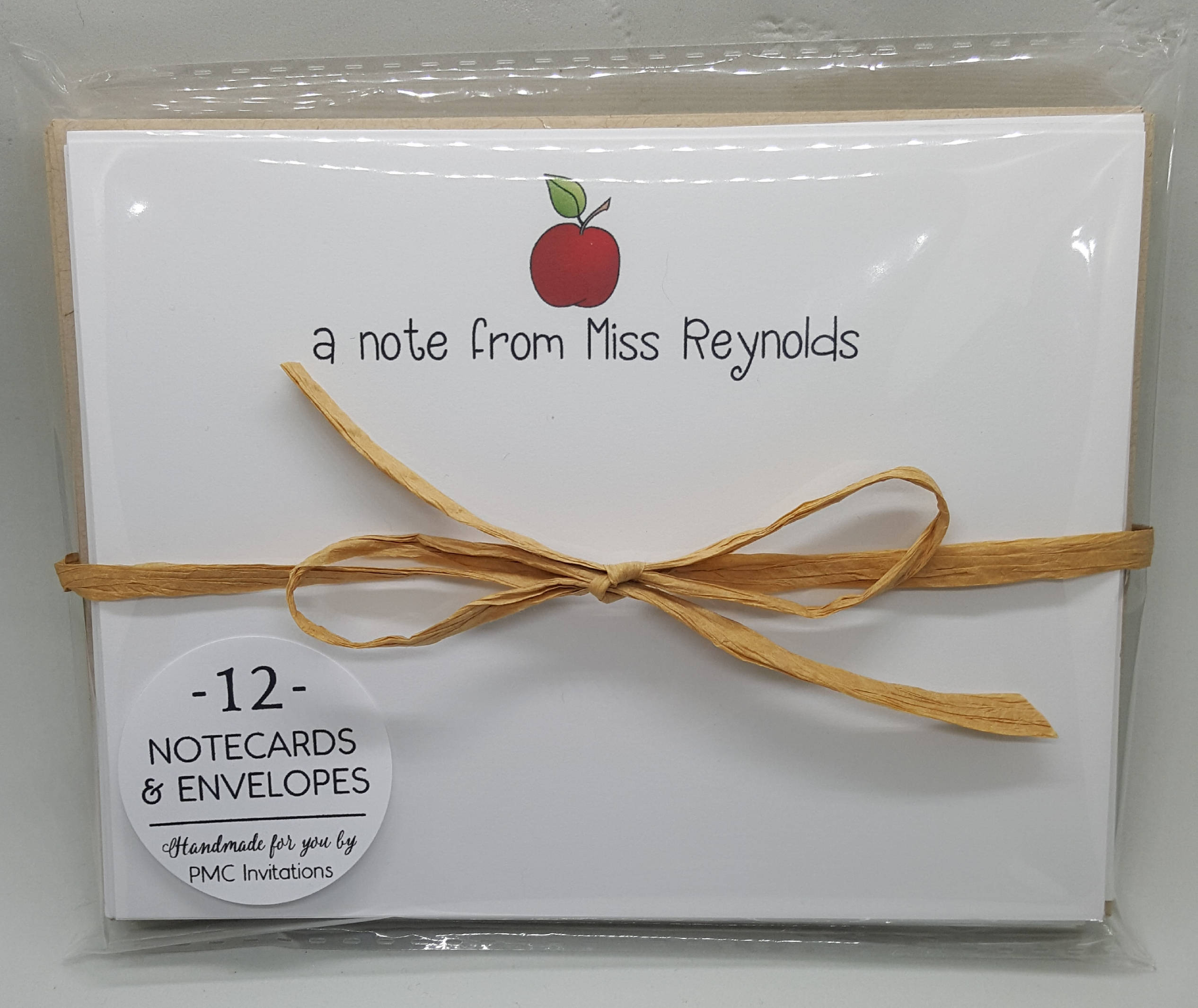 Custom Note Cards, Personalized Stationery Set, Teacher Gift, Gift ...