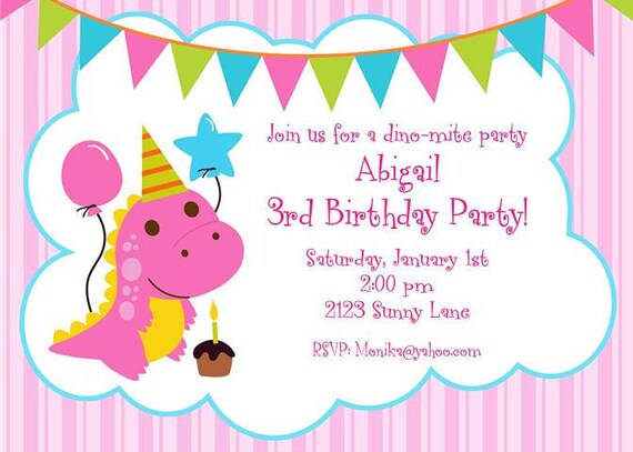 Cute Party Invitations 4