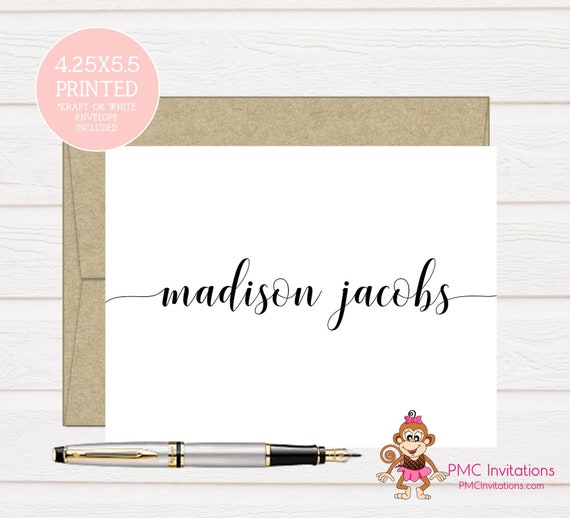 personalized folded cards