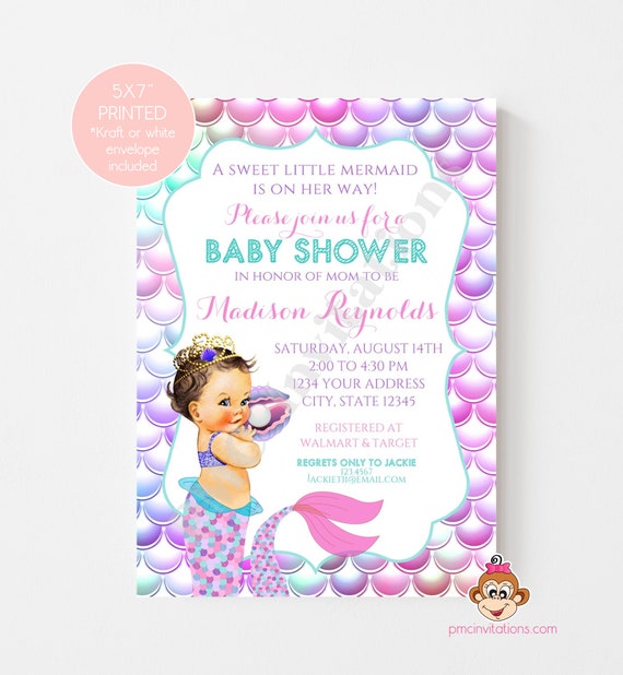 Etsy mermaid baby shower 2025