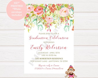 Personalizado impreso / acuarela rosa floral chica celebración celebración / hermosa acuarela rosas flores florales / 1.00 cada uno