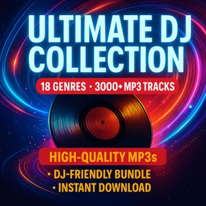 Pack de musique DJ ultime - Plus de 3 000 morceaux HQ, 18 genres pour les DJ professionnels
