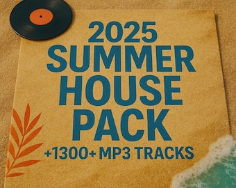 1300+ Summer MP3 DJ Tracks – 2025 House Collection – Instant Download Music Bundle