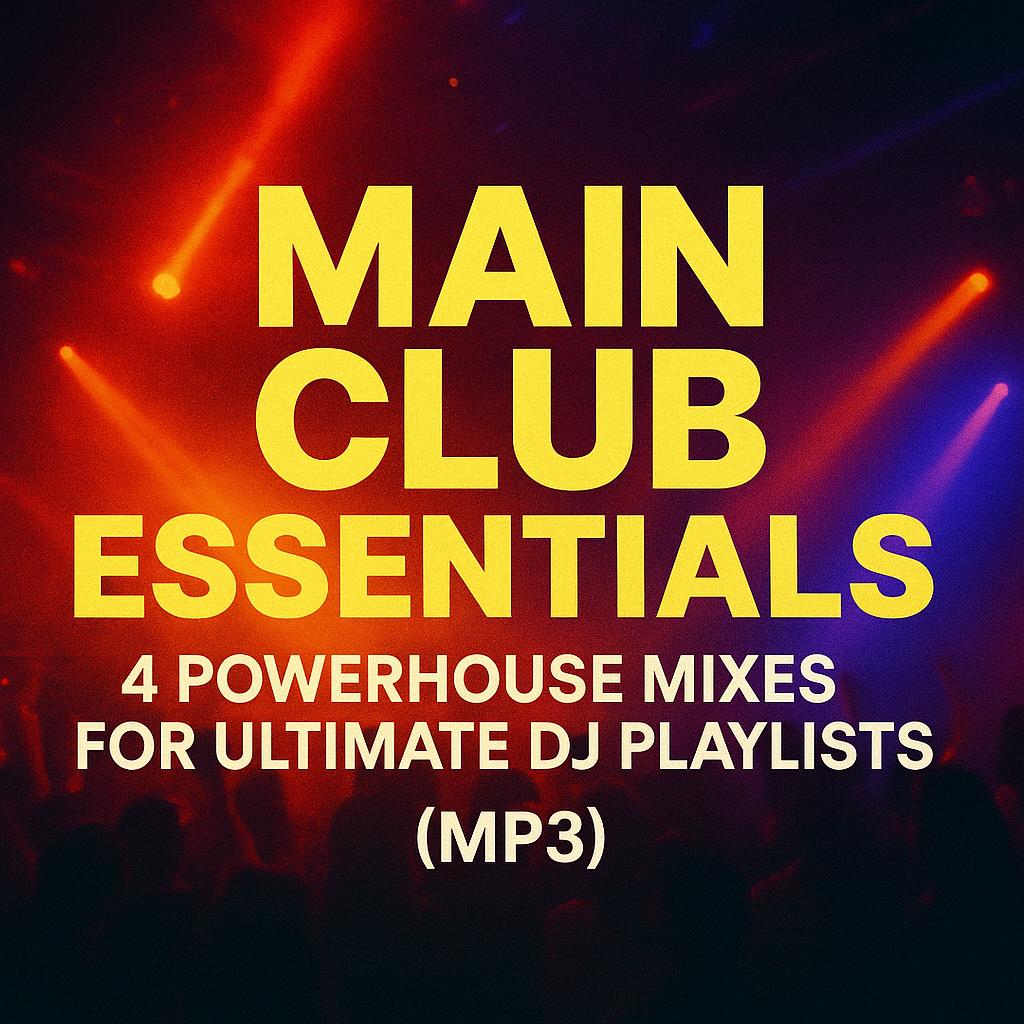 Main Club Essentials – 4 Powerhouse Mixes for Ultimate DJ Playlists (MP3)