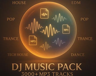 Pacchetto musicale DJ: oltre 3000 tracce MP3 (18 generi) / Pacchetto MP3 DJ 320 kbps Download istantaneo