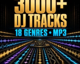 3000+ DJ Tracks – 18-Genre 320kbps MP3 Music Library | Digital Download