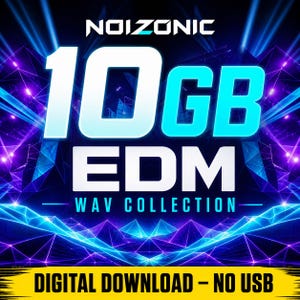 10 GB EDM WAV-musikpaket – Festival-, Big Room- och Progressive DJ-samling