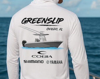 Custom Performance Hooded Boat Shirt - Long Sleeve ARTWORK INCLUDED