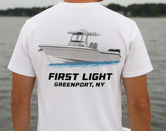 Custom Performance Boat Shirt - Short Sleeve ARTWORK INCLUDED