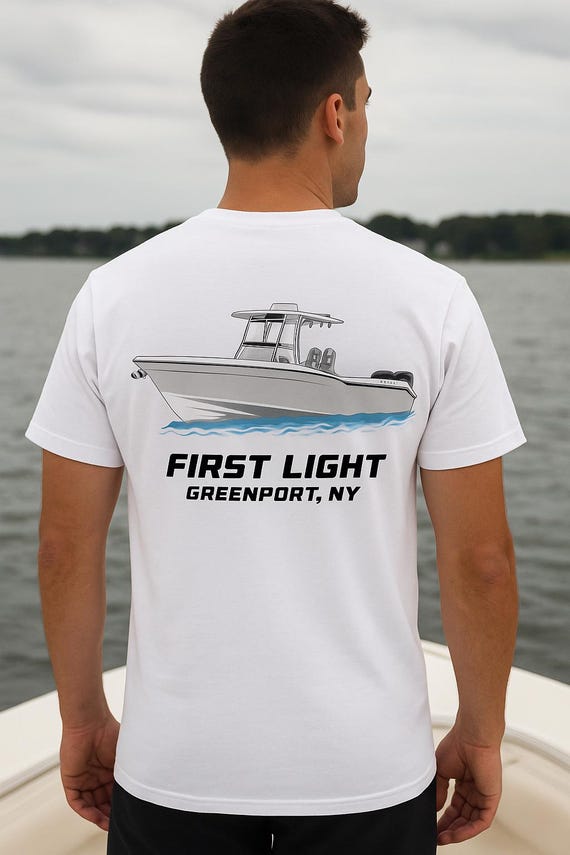 Custom Performance Boat Shirt - Short Sleeve ARTWORK INCLUDED