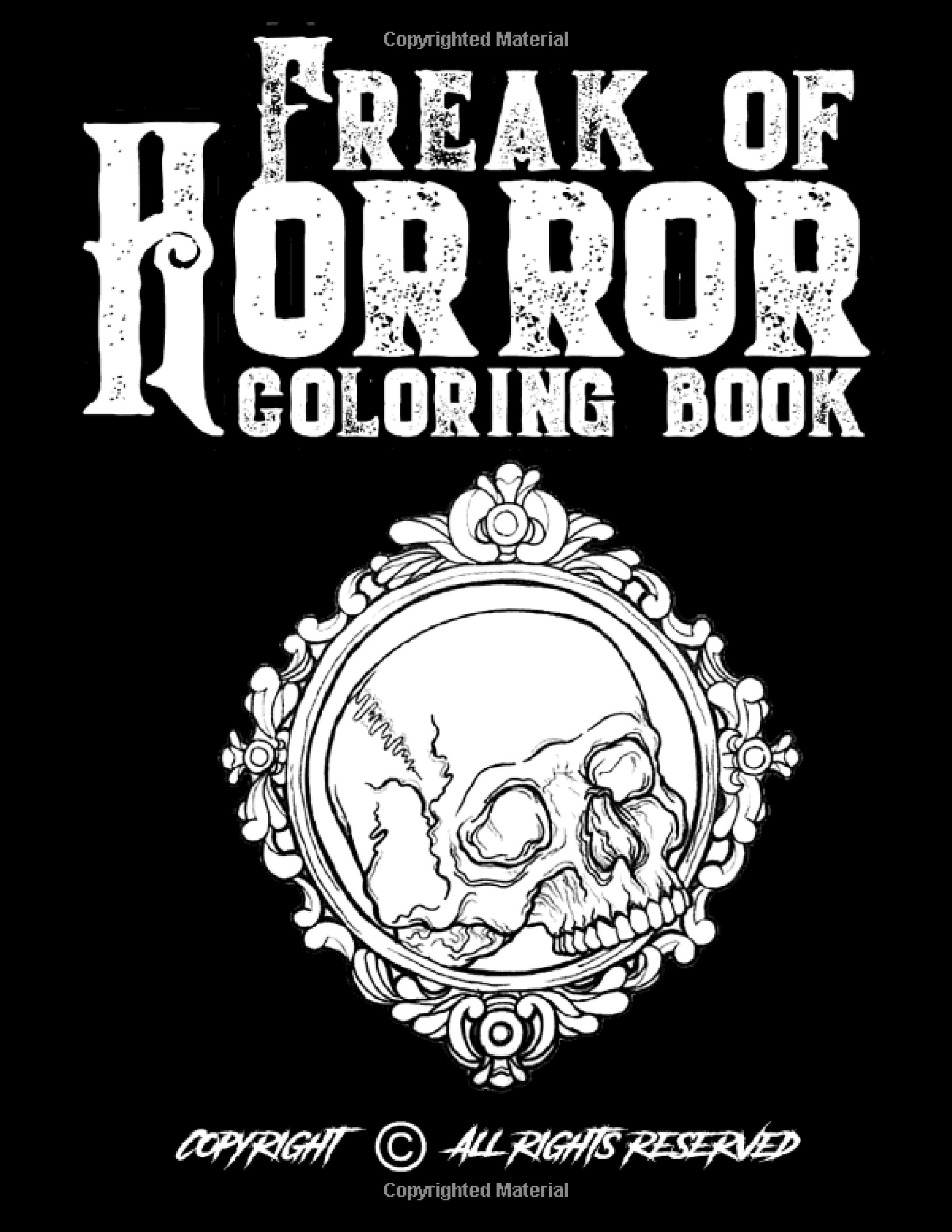Freak of Horror Coloring Book - Etsy