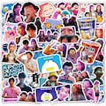 Set 15-60 Kpop Demon Hunters Sticker Sheet - Korean Idol Movie, 3D Anime Style, Huntrx, Saja Boys, Aesthetic Stickers
