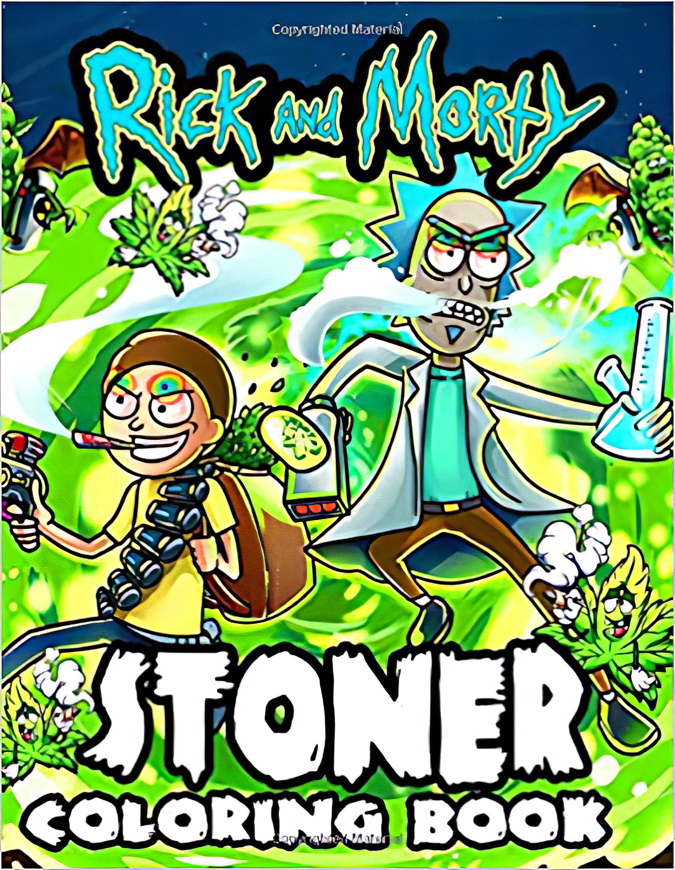 廃盤　大判　ディスプレイ　rick and morty ポスター Stoner Rick and Morty - Etsy