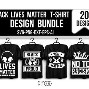 Black Lives Matter SVG Bundle: Activism Quotes, Social Justice Cut Files